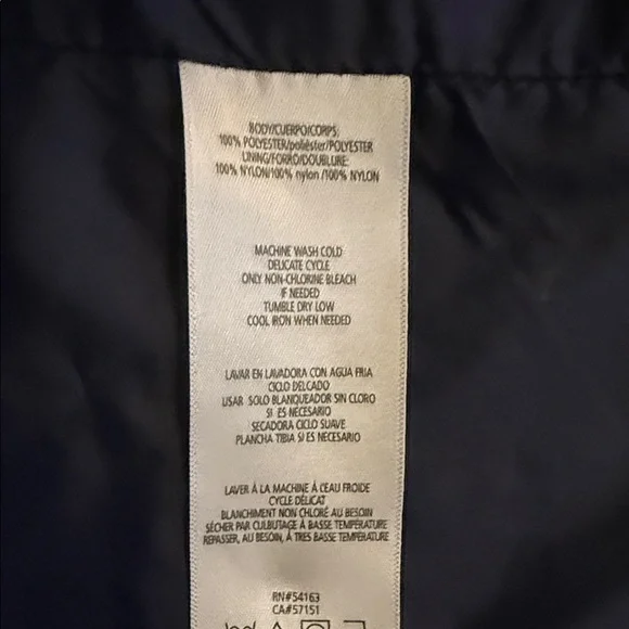 Calvin Klein Performance Jacket, Navy ,Hooded Jacket, Sz XS - Picture 10 of 11